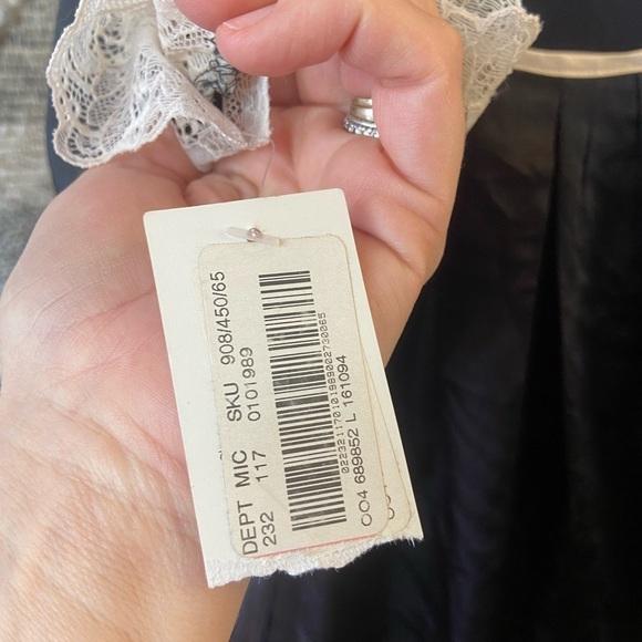 Oscar de la Renta Pink Label Black Lace Lingerie Top - Picture 14 of 16